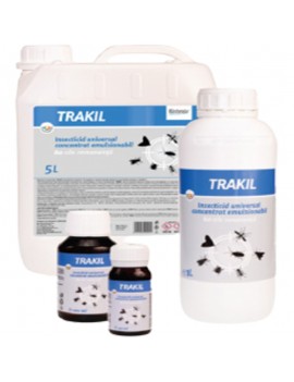 TRAKIL, Insecticid de contact si ingestie, anti termite, molii, tantari, muste, paianjeni, gandaci, plosnite, furnici