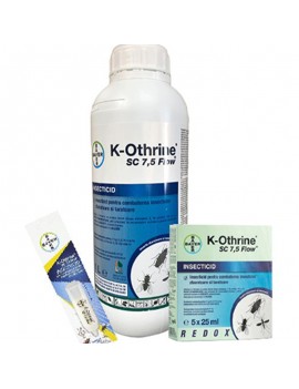BAYER, K-Othrine Sc 7.5 FLOW, Insecticid impotriva puricilor, moliilor, furnicilor, mustelor, paianjenilor