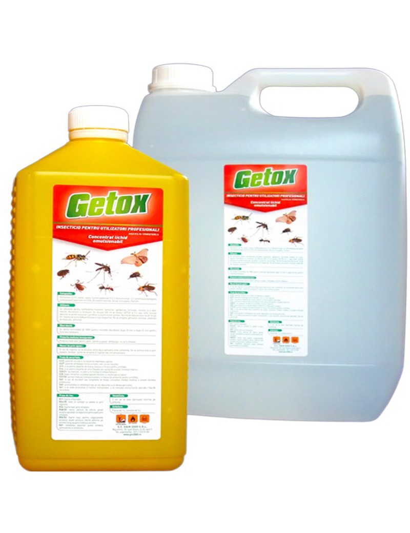 Insecticid, GETOX CT+, concentrat, anti gandaci, viespi, furnici, purici, muste, plosnite, molii